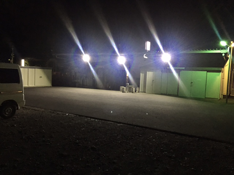 投光器 led業務用使用事例
